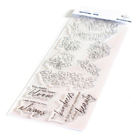 Indigo Roses - Clear Stamps