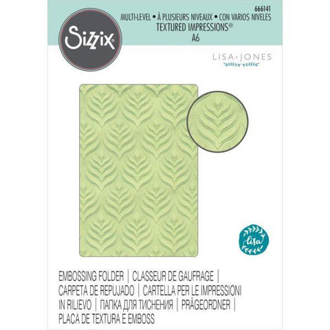 Palm Repeat - Multilevel Textured Impressions Embossing Folder