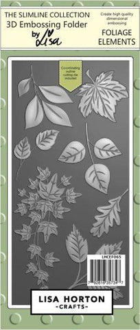 Foliage Elements - Slimline 3D Emnbossing Folder & Dies