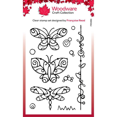 Wured Butterfly - Clear Stamps