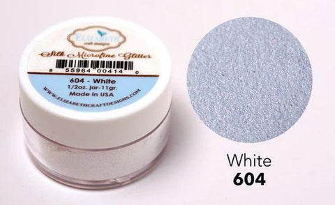Silk Micofine Glitter - White