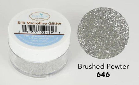 Silk Micofine Glitter - Brushed Pewter