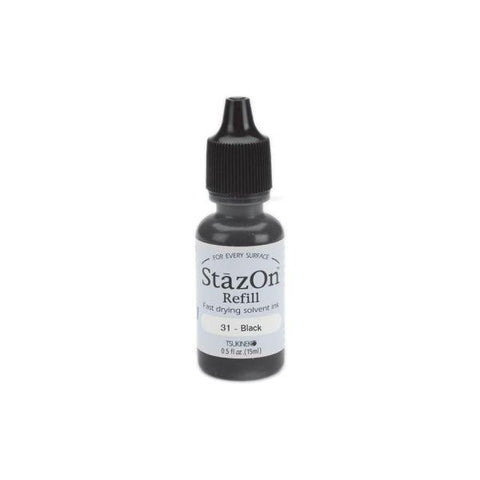 Staz-on - Jet Black Ink Refill