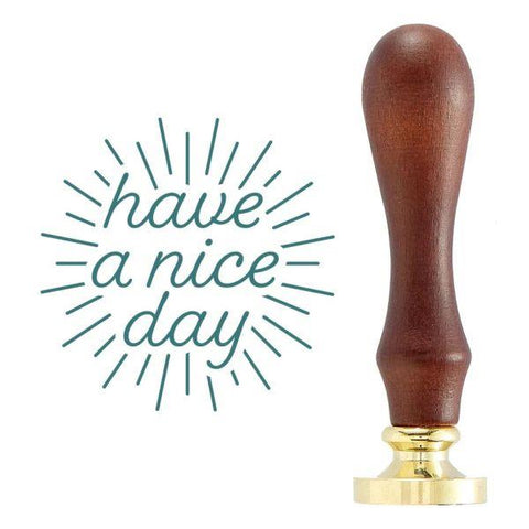 Sealed for Spring Collection - Have a Nice Day Wax Seal Stamp