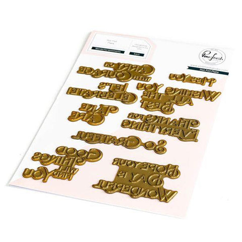 Wonderful Sentiments - Hot Foil Plate