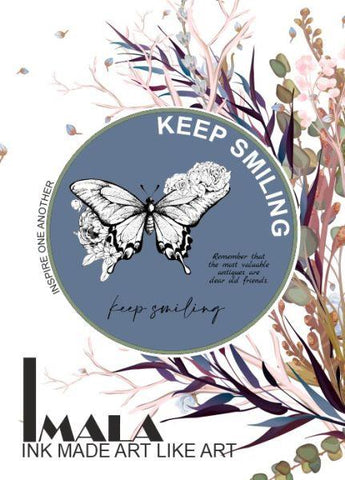 Imala Series - Clear Stamps - Keep Smiling