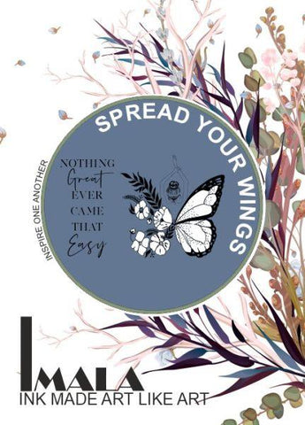 Imala Series - Clear Stamps - Spread Your Wings
