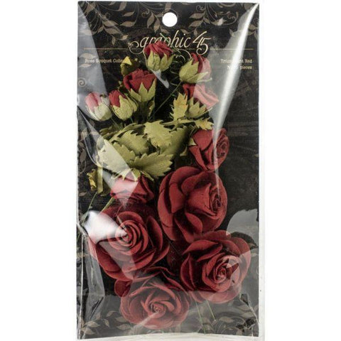 Rose Bouquet Collection - Paper Flowers - Triumphant Red