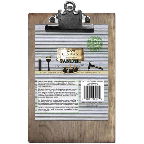 Clipboard - Weathered Wood