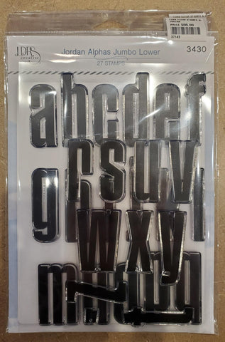 Jordan Alpha Jumbo Lower 6 x 8 Stamps