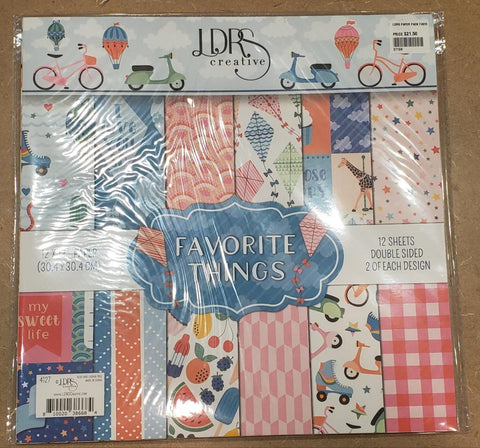 Favorite Things 12 x 12 Paper pack