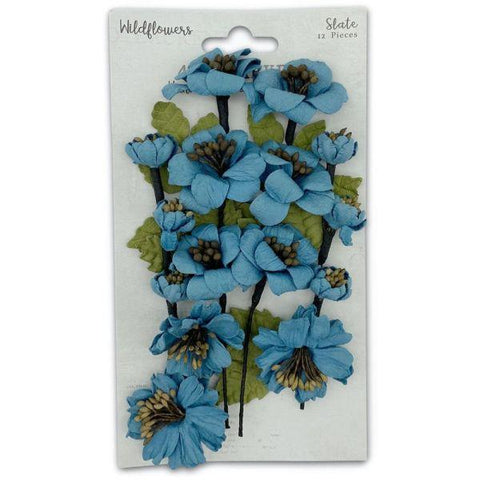 Wildflowers - Paper Flowers - Slate