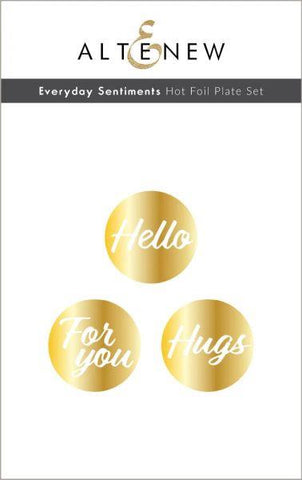 Everyday Sentimets - Hot Foil Plate Set