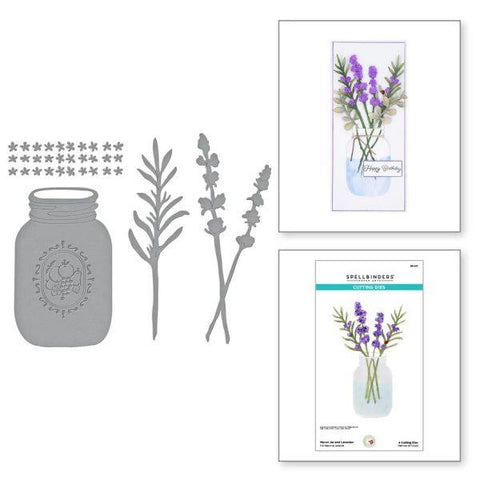 Victorian Garden Collection - Mason Jar and Lavendar