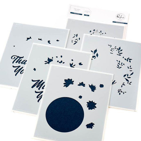 Circles Florals - Layering Stencils