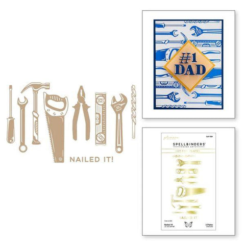 Toolbox Essentials Collection - Nailed It!  Glimmer Hot Foil Plate