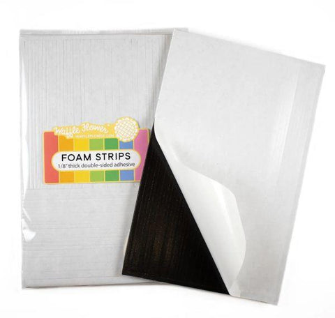 Foam Strips - Black - 1/8" Thick