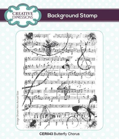 Butterfly Chorus - Cling Stamp