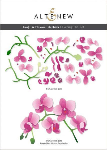 Craft a Flower:  Orchids Layering Die Set