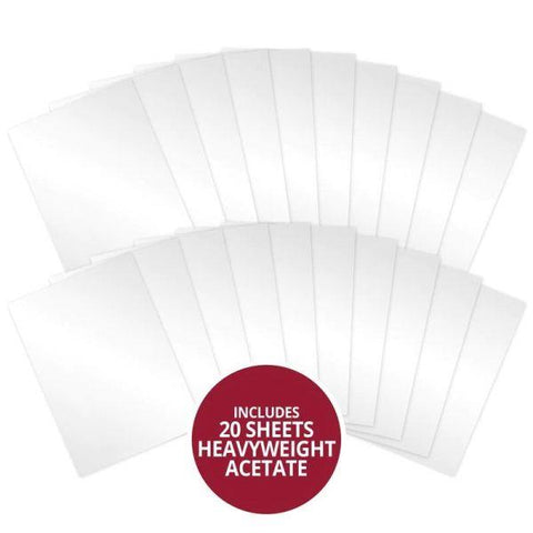 Heavyweight Clear Acetate - A4 Size
