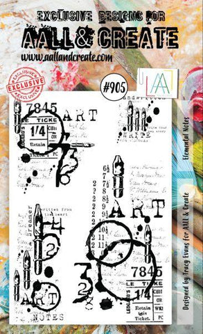 Elemental Notes - Clear Stamps