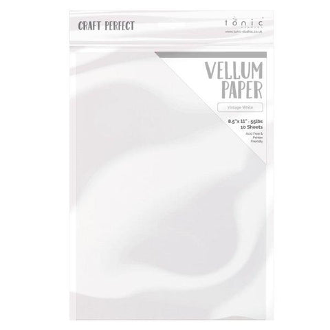 Craft Perfect Vellum - Vintage White