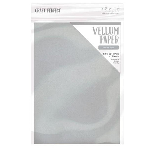 Craft Perfect Vellum - Pearled Silver