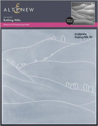 Rolling Hills 3D Embossing Folder