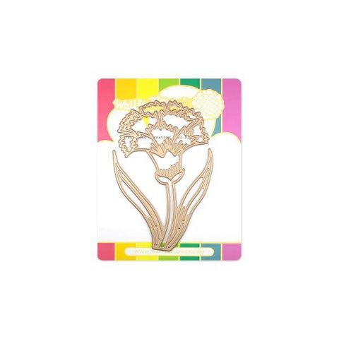 Sketched Carnation Hot Foil Plate
