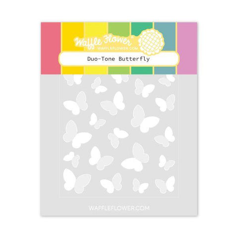 Duo-Tone Butterfly Stencil Duo