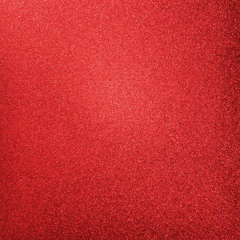  Glitter Cardstock, Ruby