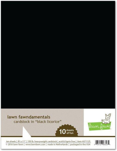 Cardstock - Black Licorice