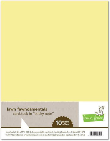 Cardstock - Sticky Note