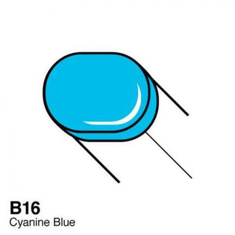 Copic Sketch Marker - B16 - Cyanine Blue