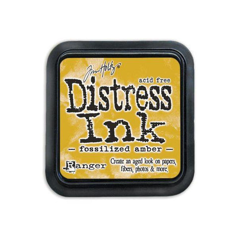 Distress Ink Pad - Fossilized Amber