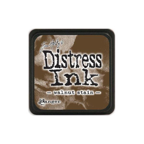 Mini Distress Ink Pad - Walnut Stain
