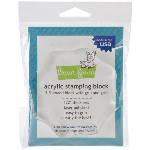 Acrylic Block, 3.50", Round