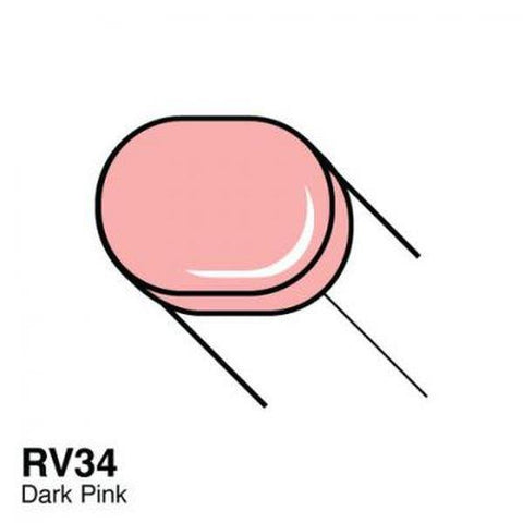 Copic Sketch Marker - RV34 - Dark Pink