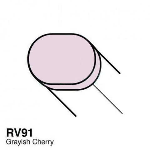 Copic Sketch Marker - RV91 - Grayish Cherry