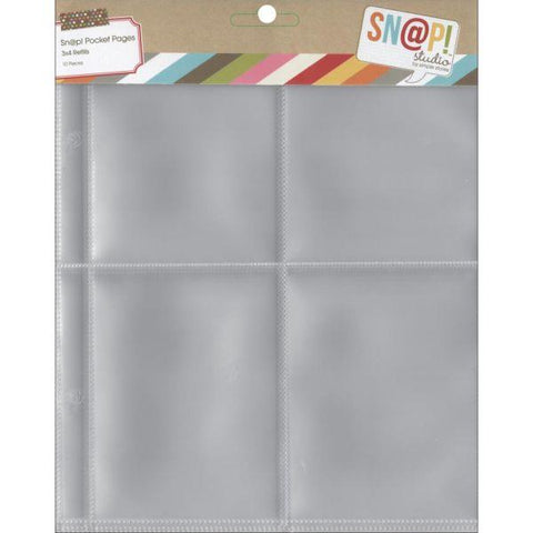 Snap Pocket Pages - 3x4 Pocket Pages