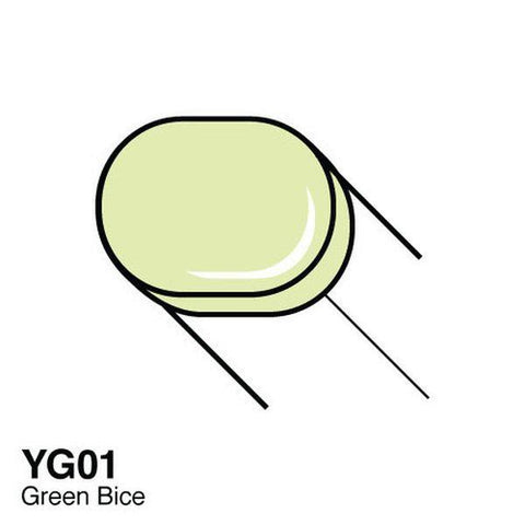 Copic Sketch Marker - YG01 - Green Bice