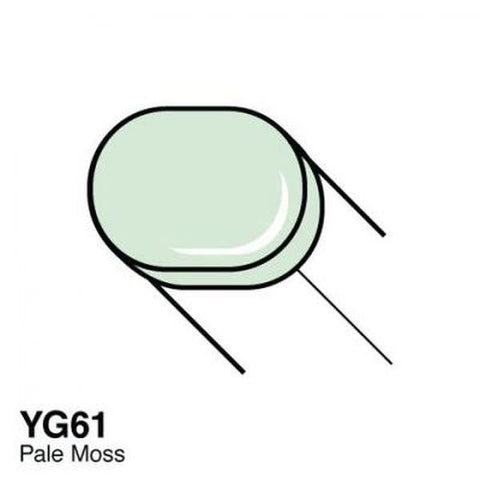 Copic Sketch Marker - YG61 - Pale Moss
