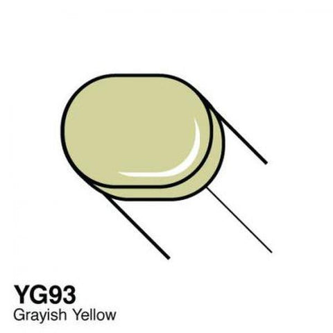 Copic Sketch Marker - YG93 - Grayish Yellow